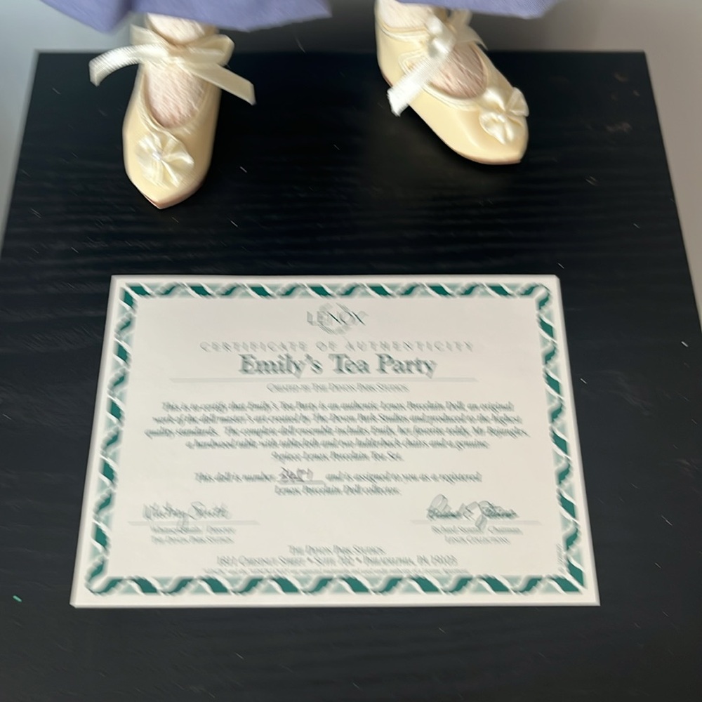 Lenox Porcelain Doll-Emily - Picture 3 of 9